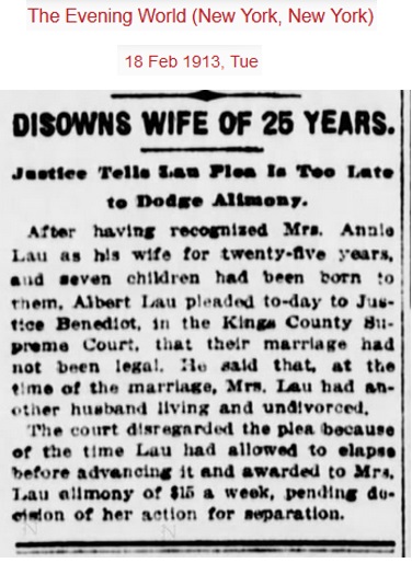 Albert Lau and Anna Oeckler Divorce