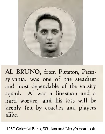 Alphonse Bruno 1937 Yearbook