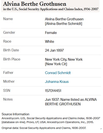Alvina Grothusen SSACI