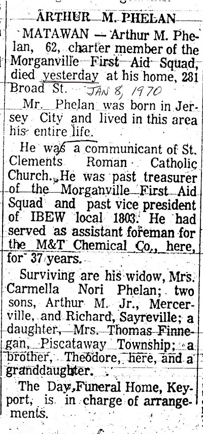 Arthur Phelan Obituary