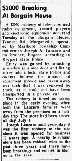 The Bargain House Robbery