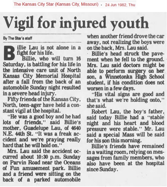 Billy Lau Obituary