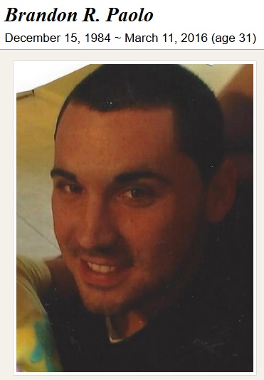 Brandon R. Paolo Obituary