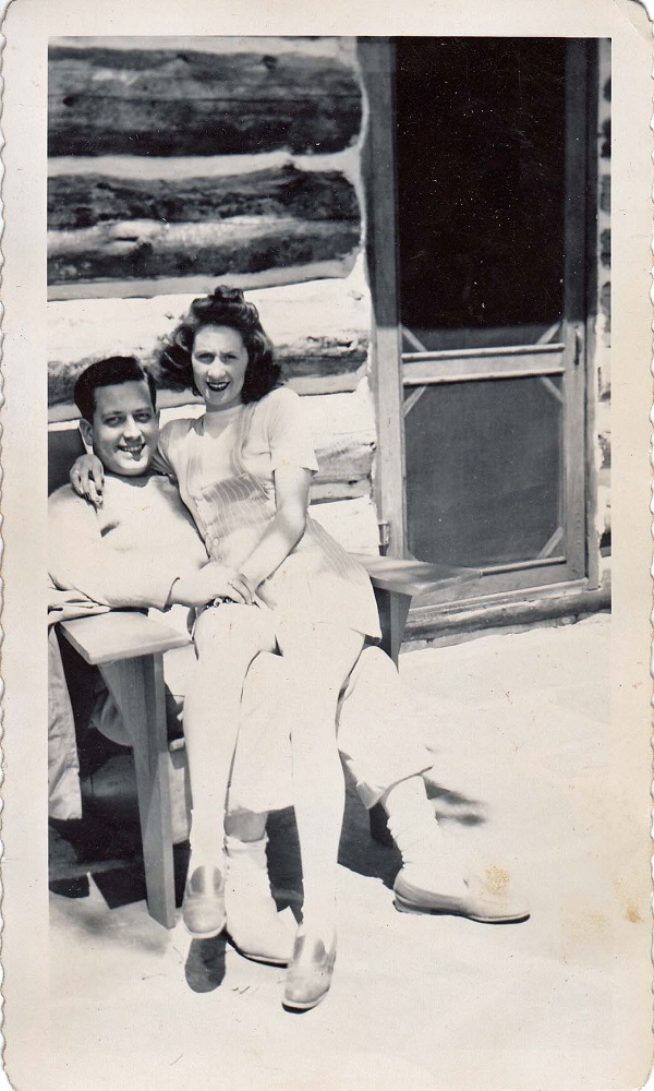 Frank and Ann at The Cabin