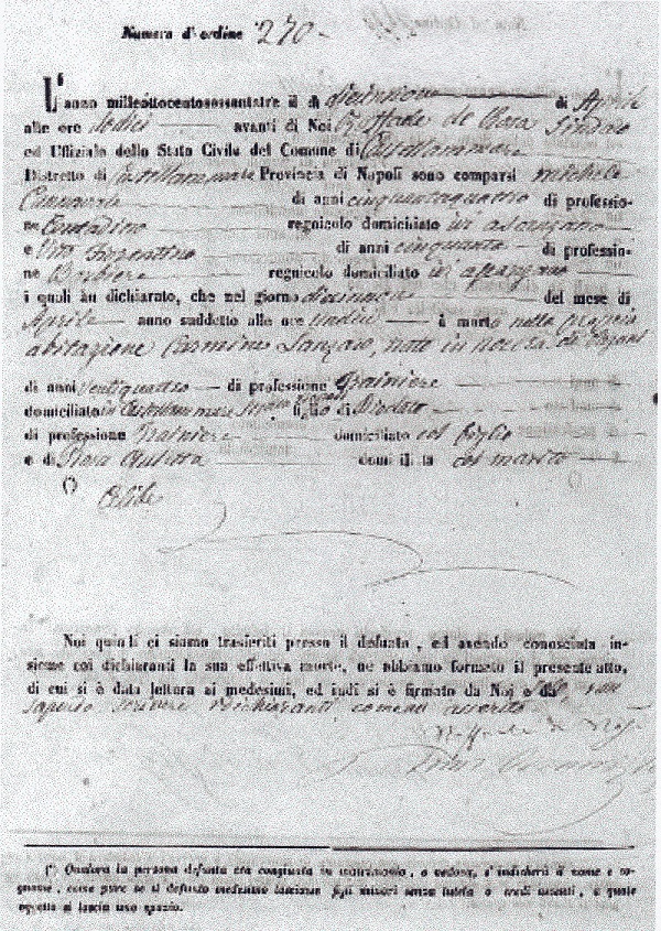 Carmine Lanzara Death Record
