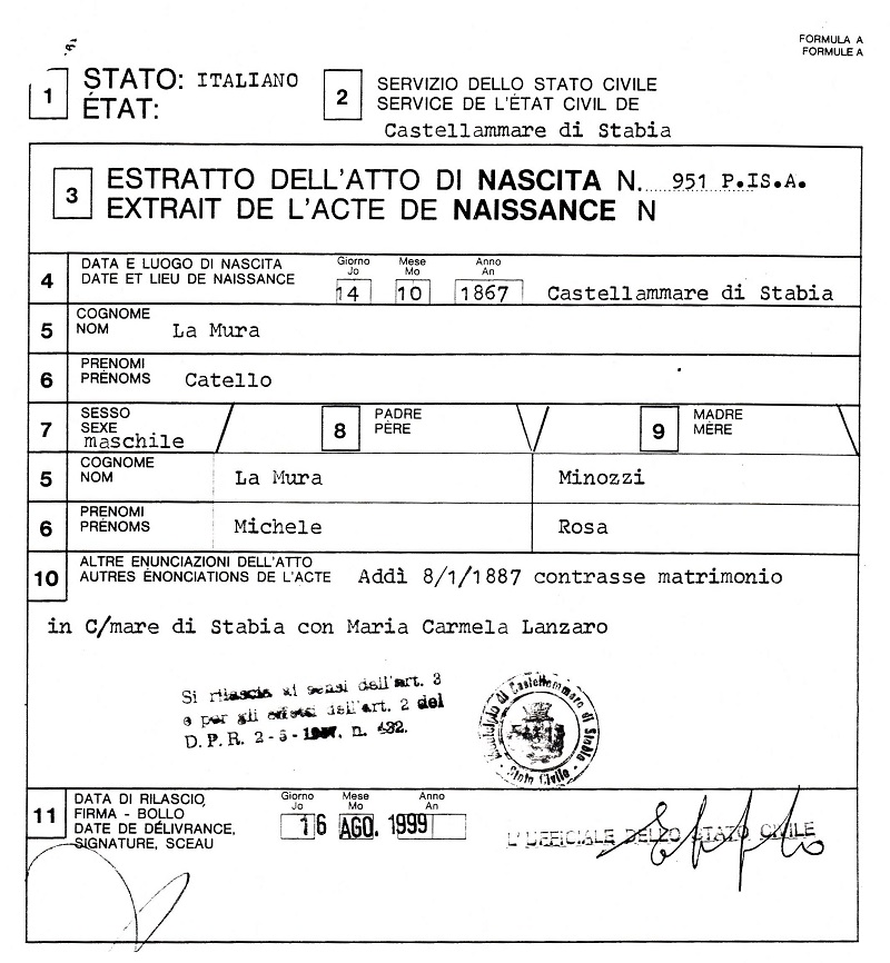 Catello LaMura Birth Extract