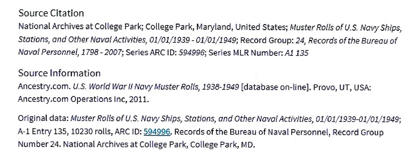 Charles A. Mastellone Jr. Military Records
