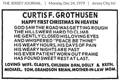 Curtis F. Grothusen Obituary