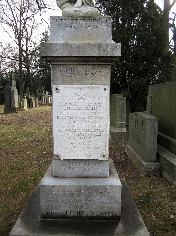 DeFeo and Cannavale Monument