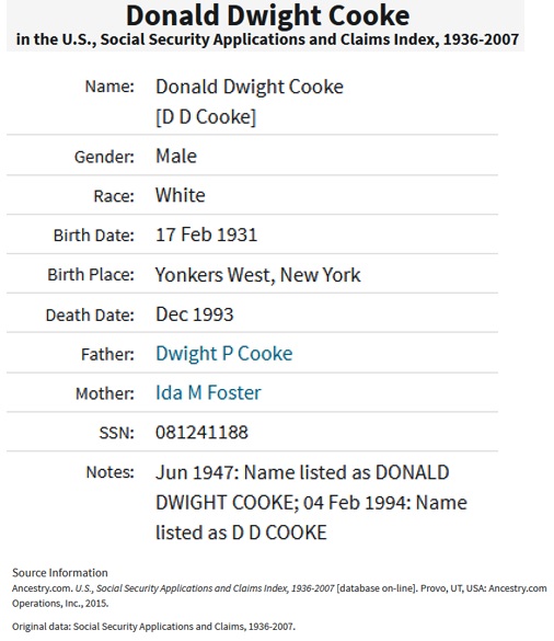 Donald Cooke SSACI
