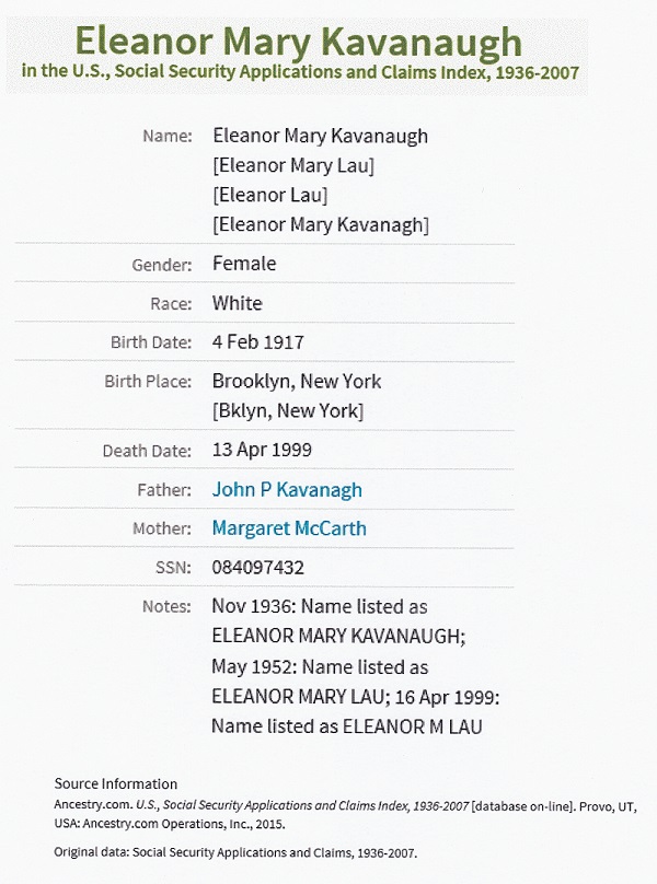 Eleanor Kavanagh Lau SSACI