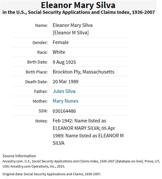 Eleanor Silva Augenti SSACI