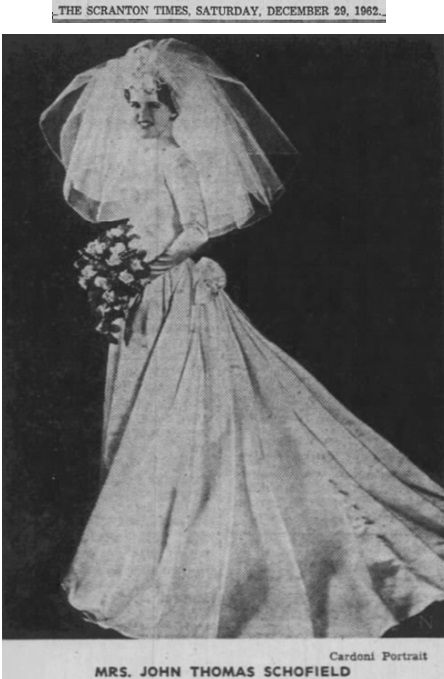 Elizabeth DeMartino and John Schofield Marriage