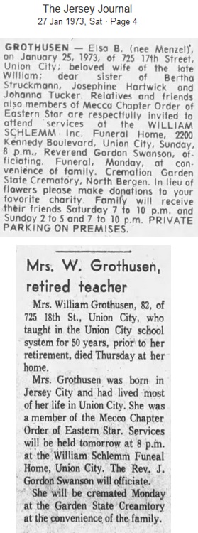 Elsa Grothusen Obituary