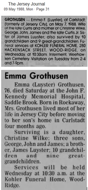 Emma Grothusen Obituary