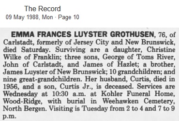 Emma Grothusen Obituary