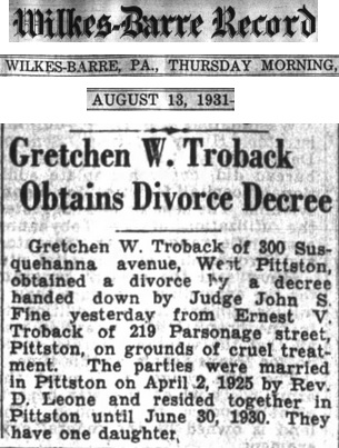 Ernest Trobacco Marriage Record