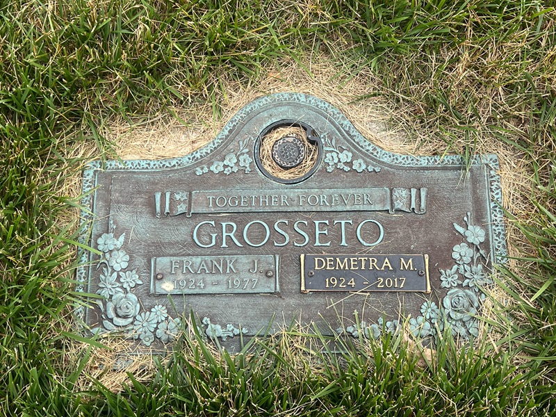 Demetra May Grossetto Grave