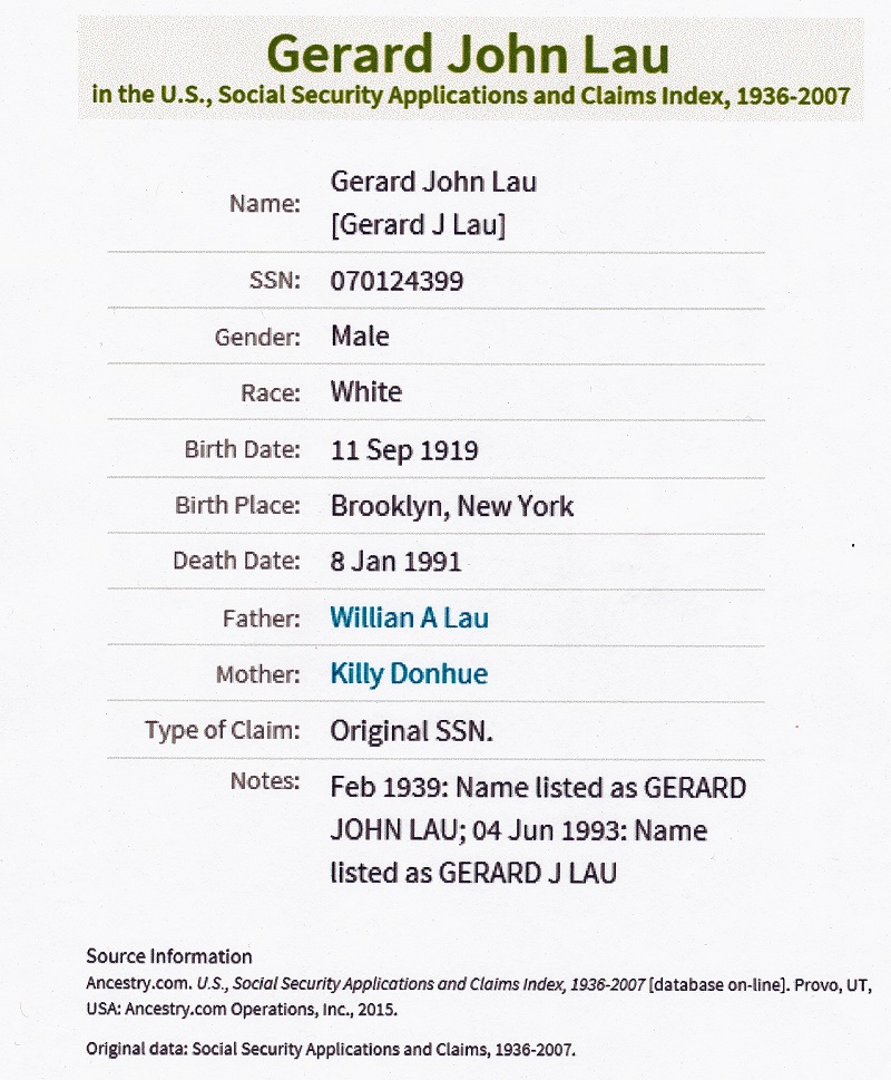 Gerard J. Lau SSACI