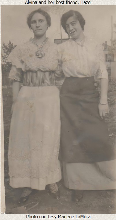 Alvina and her best friend, Hazel