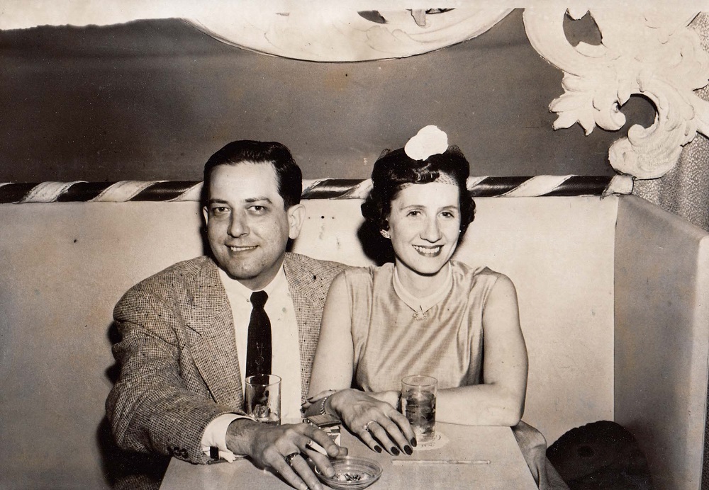 Frank and Anne at the Hotel Victoria