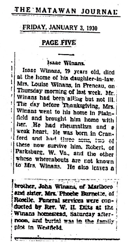 Isaac Winans Obituary
