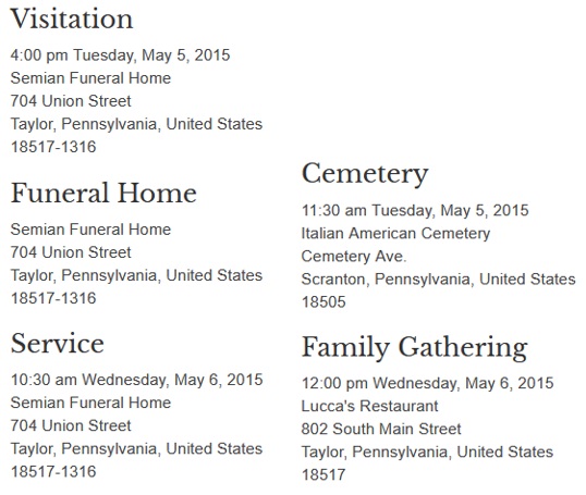 Jean Ambrose Ceccacci Obituary