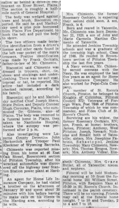 John Chimento Obituary