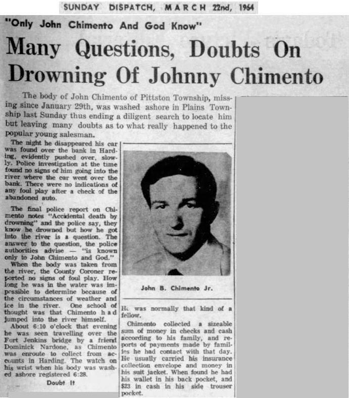 John Chimento Death