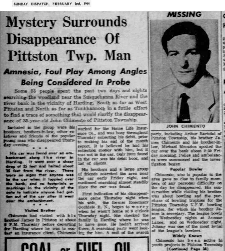 John Chimento Death
