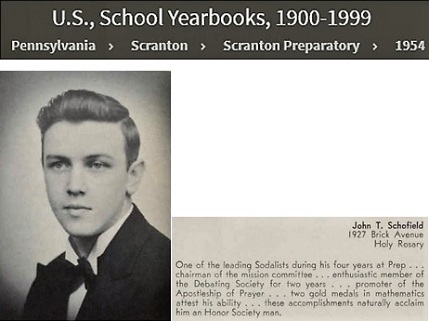 John Schofield 1954