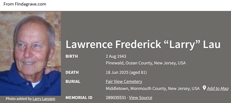 Lawrence F. Lau FindaGrave.com