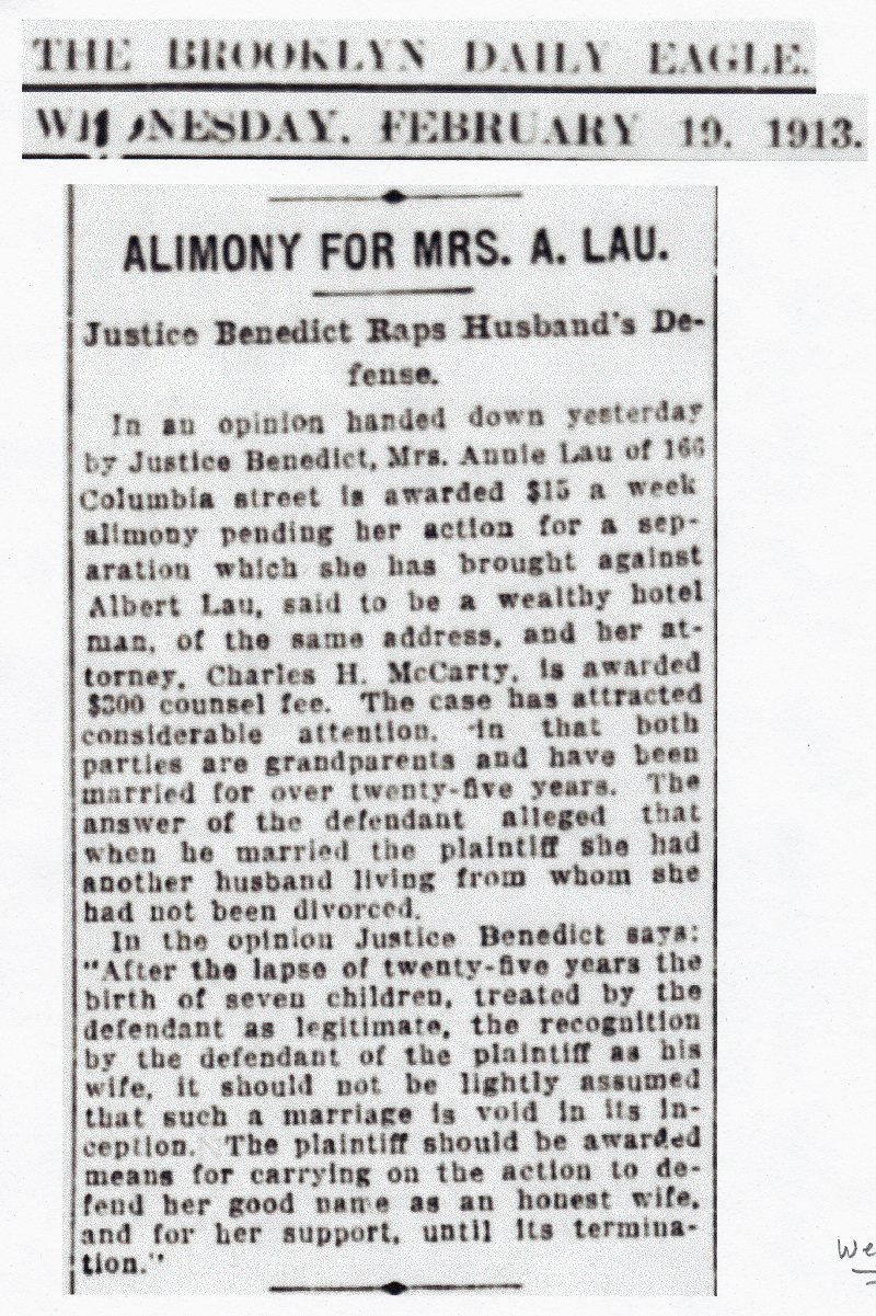 Albert Lau and Anna Oeckler Divorce