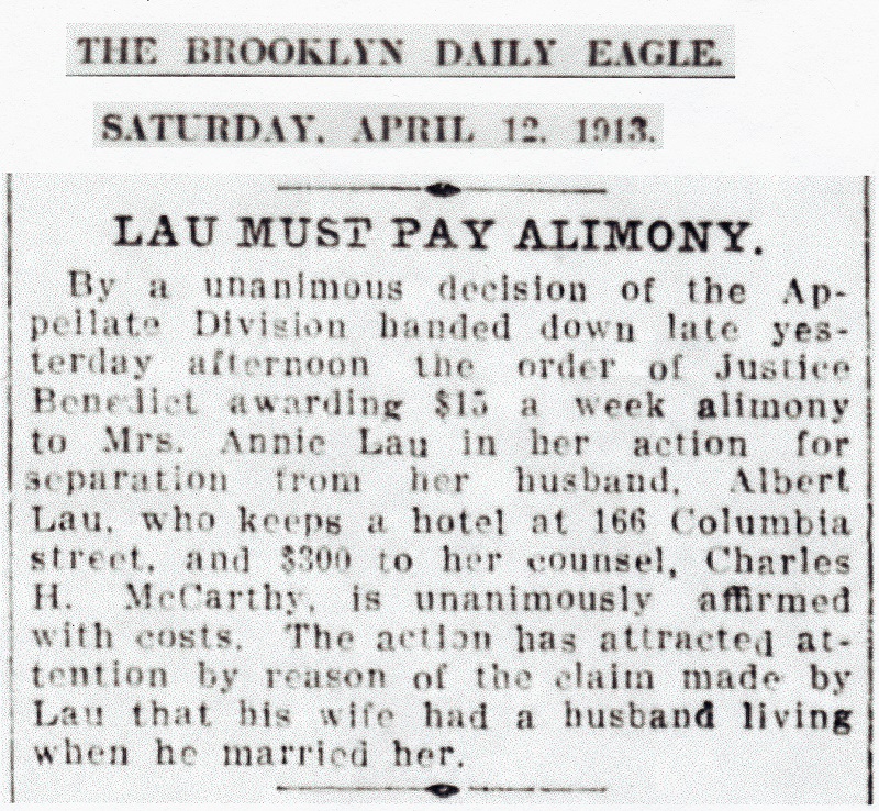 Albert Lau and Anna Oeckler Divorce