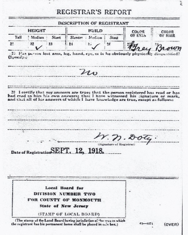 Lawrence R. Durante Sr. Military Records