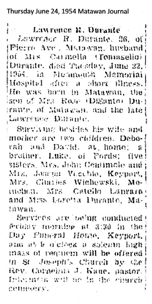 Lawrence R. Durante Jr. Obituary