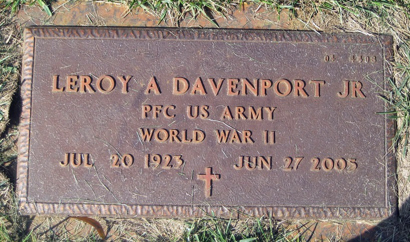 Leroy Davenport Grave