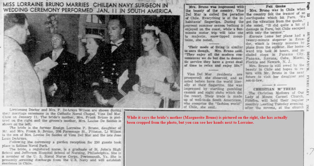 Lorraine Bruno and Fernando Ayala Marriage