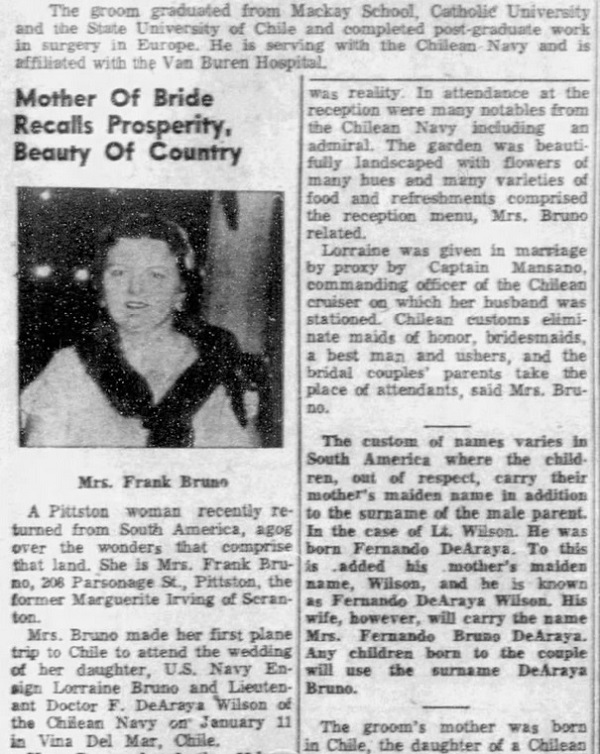 Lorraine Bruno and Fernando Ayala Marriage