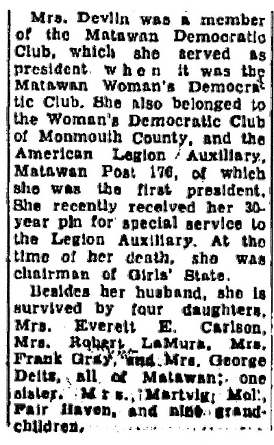 Margaret (Fury) Devlin Obituary
