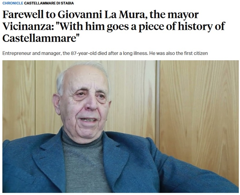 Giovanni LaMura Obit