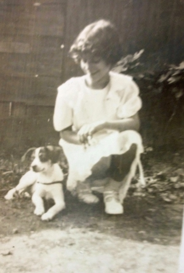 Mary Nori with Spotty