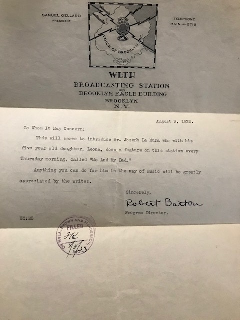 Me And My Dad letter