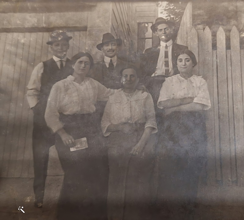 Ida, Adelaide, Josephine, Charles and two more
