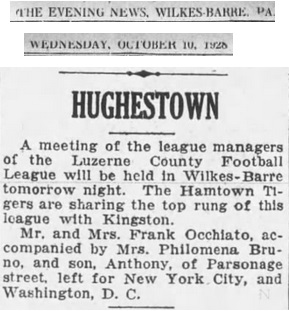 Elvira Trobacco and Frank Occhiato Marriage Record
