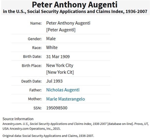 Peter Augenti SSACI