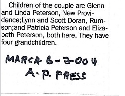 Louise Lanzaro and Peter Peterson 50th Wedding Anniversary