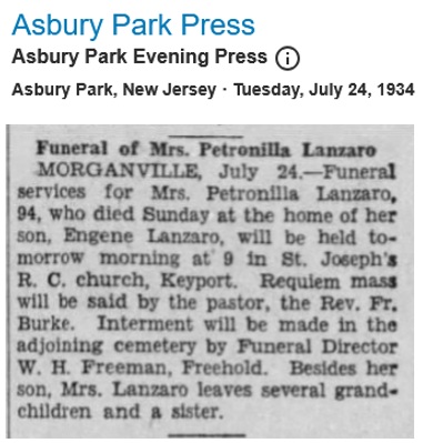 Petronilla Lanzaro Obituary