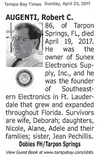 Robert Cherubino Augenti Obituary