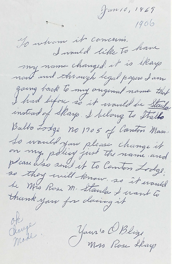 Rose Marie Augenti Staula Death Record